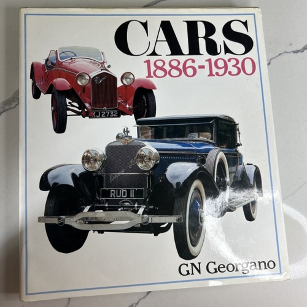 GN Georgano Cars 1886-1930 Hardcover Book 1986
